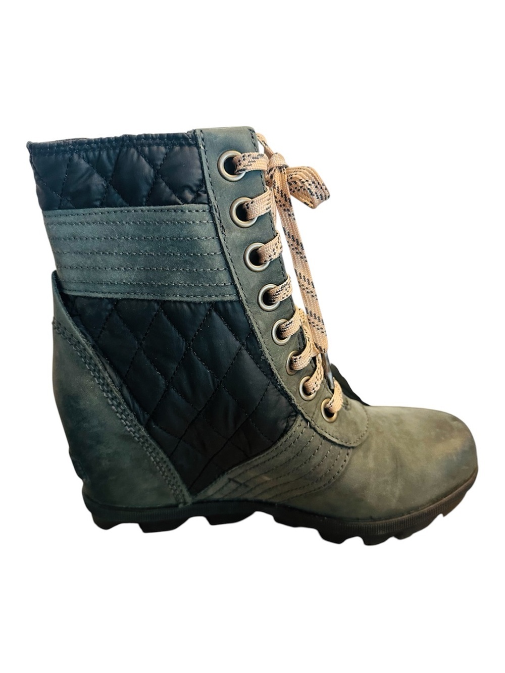 Sorel Lexie Waterproof Ledge Ankle Boot Dark Slate NWOT - Picture 4 of 10